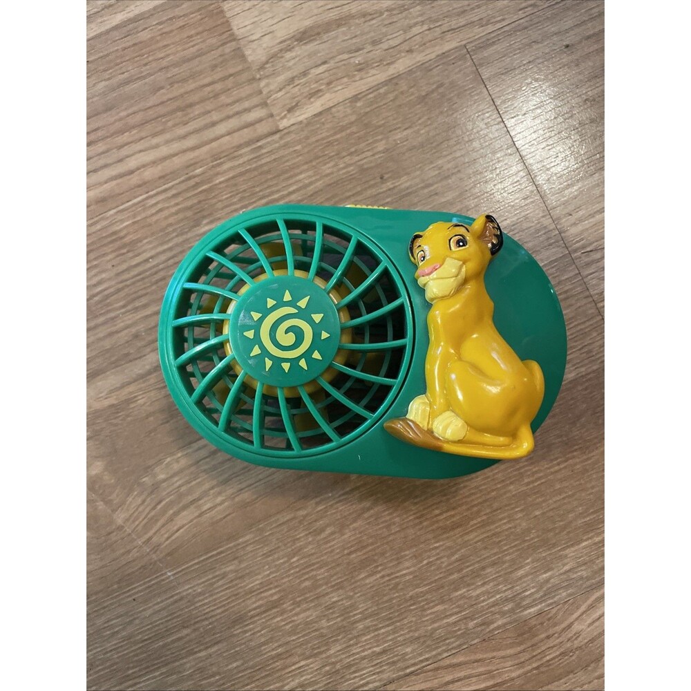 Vintage The Lion King SiMBA Battery Powered Mini Fun Fan by Janex - Picture 4 of 6